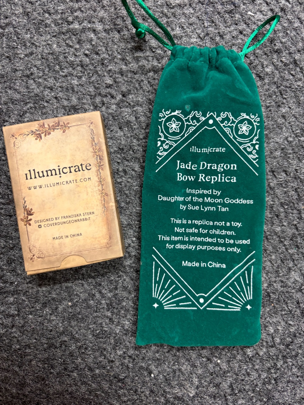 Illumicrate Jade Dragon and Reading prompt cards